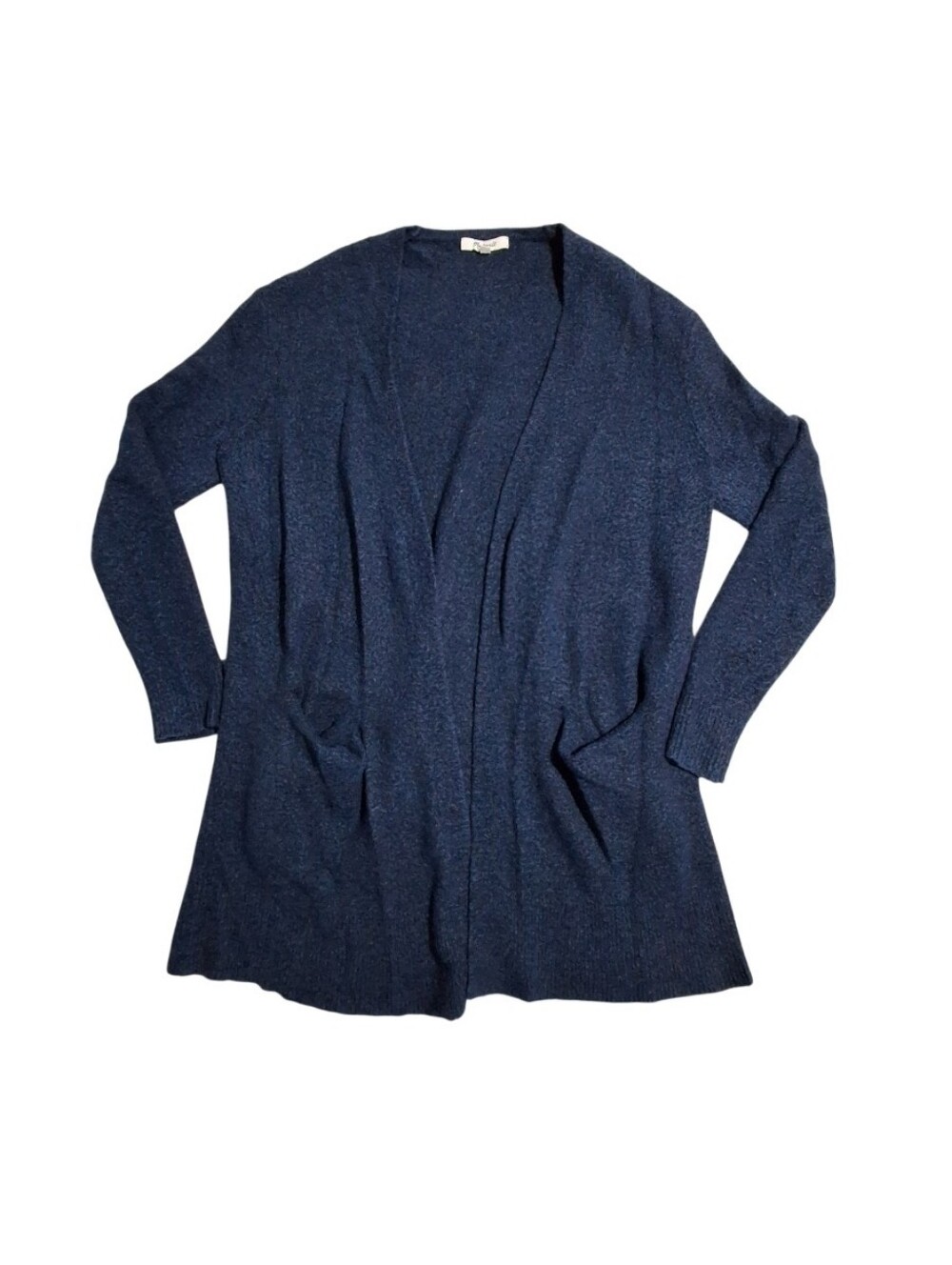 Madewell Merino Wool Sweater Women Small Blue Long Sleeve Knit Cardigan